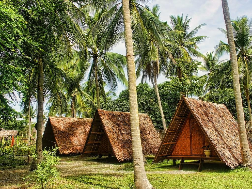 Archery-Asia Nipa Huts Moalboal Dış mekan fotoğraf